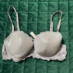 Victoria’s Secret silver padded bra